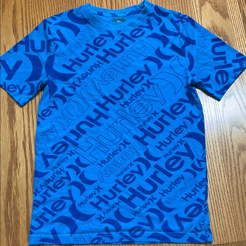 Hurley Bold Blue Logo Tee